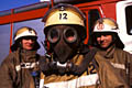 Pour la protection de l’image (UTILISATION INTERDITE SANS AUTORISATION), la photographie n’est pas légendée. Le reportage complet est disponible, sous conditions, auprès du photographe/auteur (LA RESOLUTION BASSE DE L’IMAGE EST VOLONTAIRE) Pompiers, russes, feu, Moscou, Dubois 