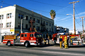 Pour la protection de l’image (UTILISATION INTERDITE SANS AUTORISATION), la photographie n’est pas légendée. Les reportages complets sont disponibles, sous conditions, auprès du photographe/auteur. Pompiers, amérique, Los Angeles, feu, médical, christophe Dubois, LAFD 