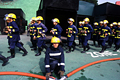 Pour la protection de l’image (UTILISATION INTERDITE SANS AUTORISATION), la photographie n’est pas légendée. Le reportage complet est disponible, sous conditions, auprès du photographe/auteur (LA RESOLUTION BASSE DE L’IMAGE EST VOLONTAIRE) Feu, Chine, Hong Kong, photos, pompiers, chinois 