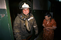 Pour la protection de l’image (UTILISATION INTERDITE SANS AUTORISATION), la photographie n’est pas légendée. Le reportage complet est disponible, sous conditions, auprès du photographe/auteur (LA RESOLUTION BASSE DE L’IMAGE EST VOLONTAIRE) feu, moscou, firefighters, 