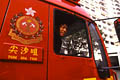 Pour la protection de l’image (UTILISATION INTERDITE SANS AUTORISATION), la photographie n’est pas légendée. Le reportage complet est disponible, sous conditions, auprès du photographe/auteur (LA RESOLUTION BASSE DE L’IMAGE EST VOLONTAIRE) pompiers, chine, Hong Kong, feu, photos 
