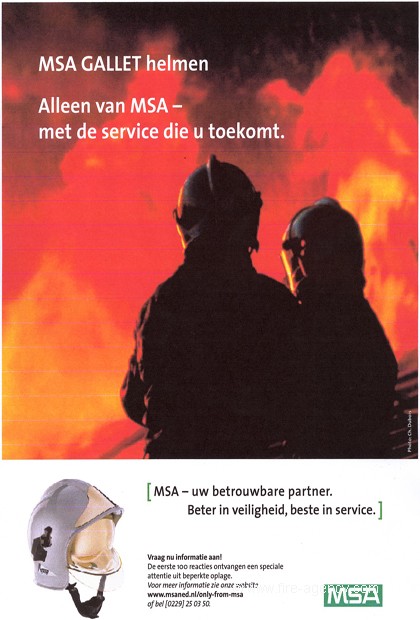 PUBLICITE POUR LES CASQUES DE POMPIERS