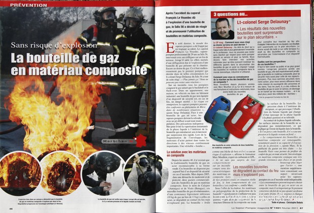 SAPEURS POMPIERS MAGAZINE ( Février 2011)