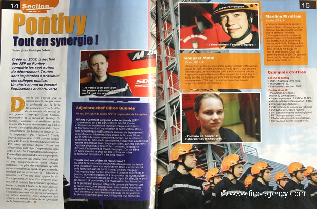 jeunes Sapeurs Pompiers Magazine (décembre 2010)